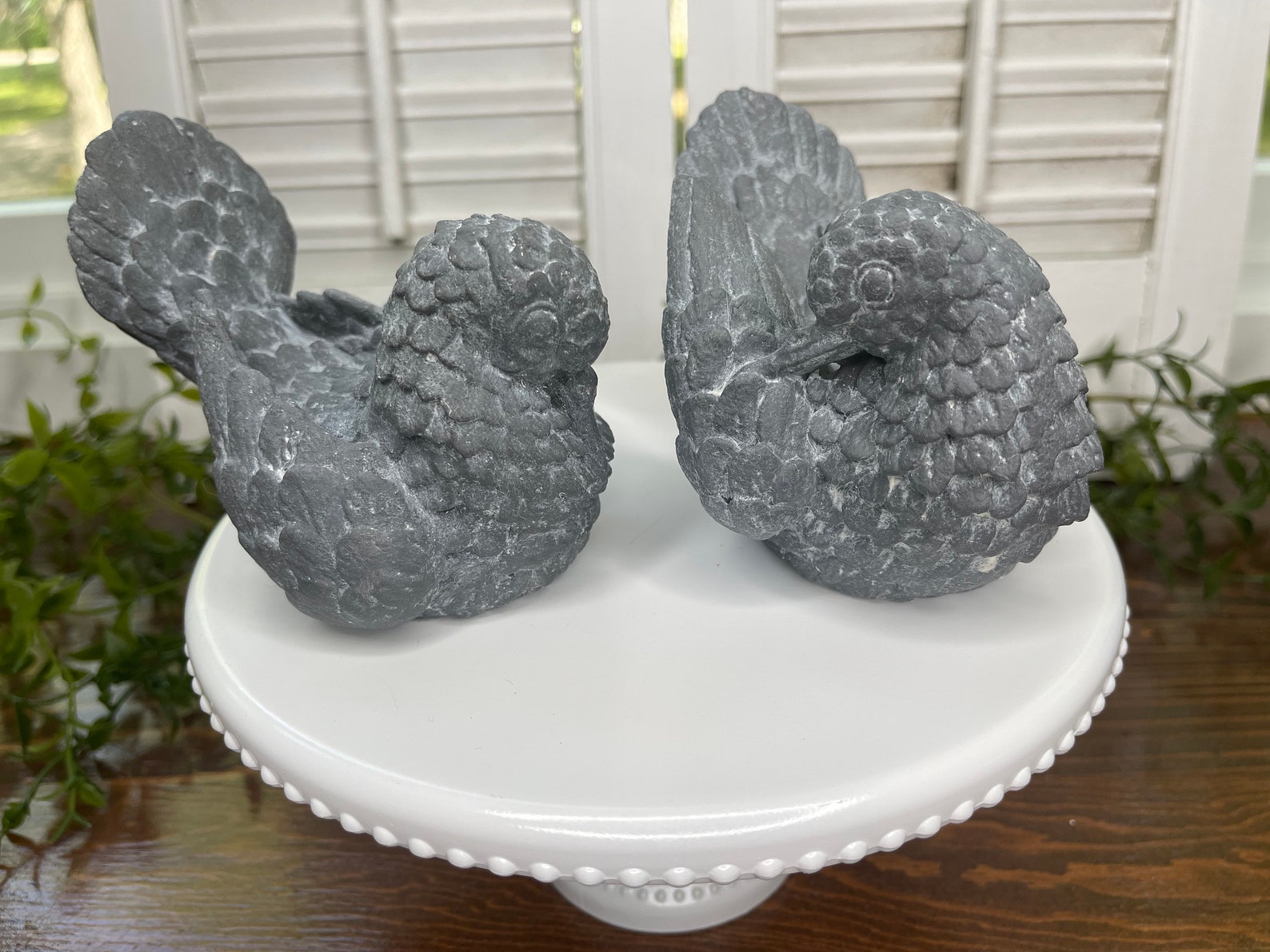 turtle doves figurines