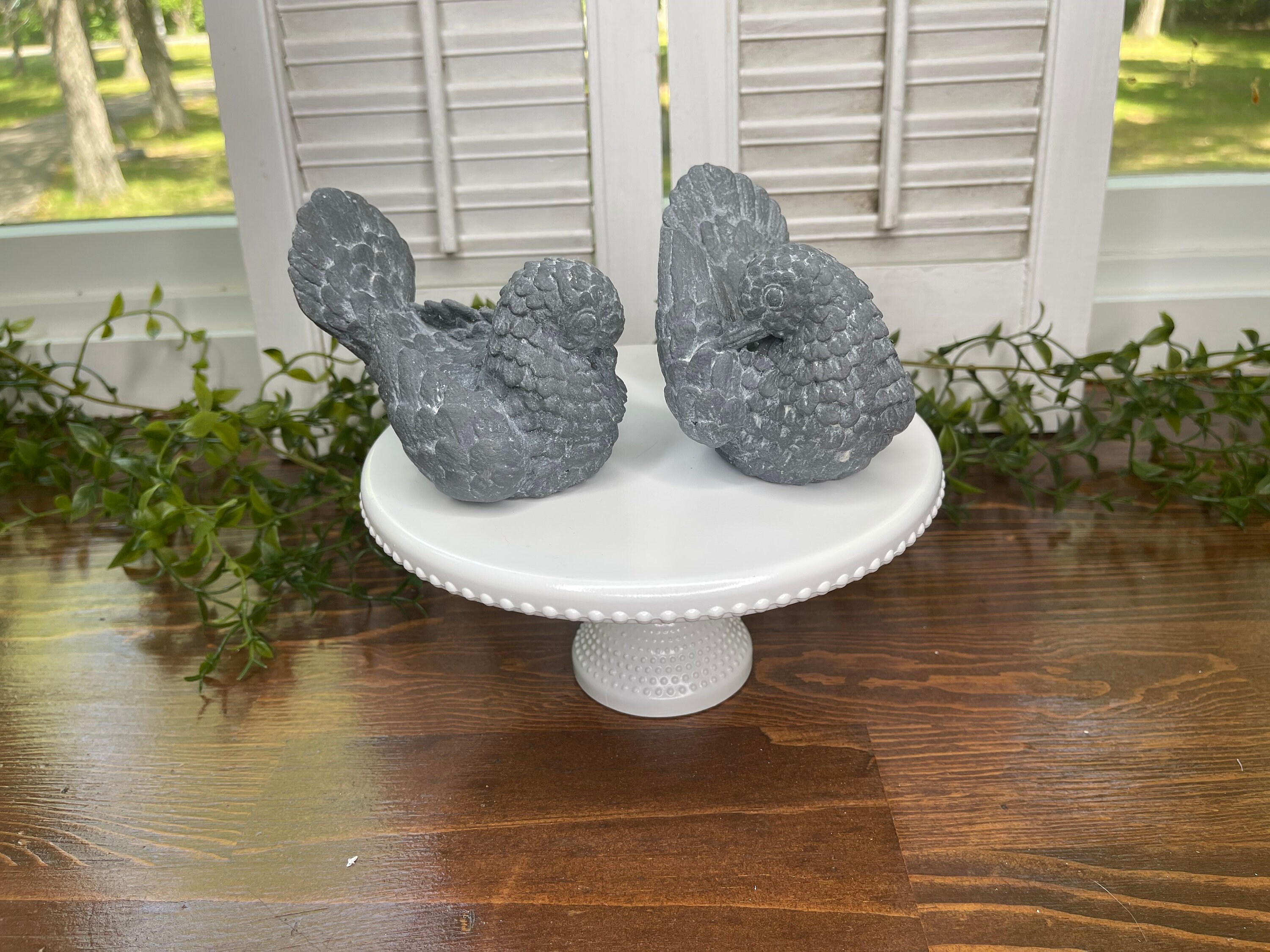turtle doves figurines