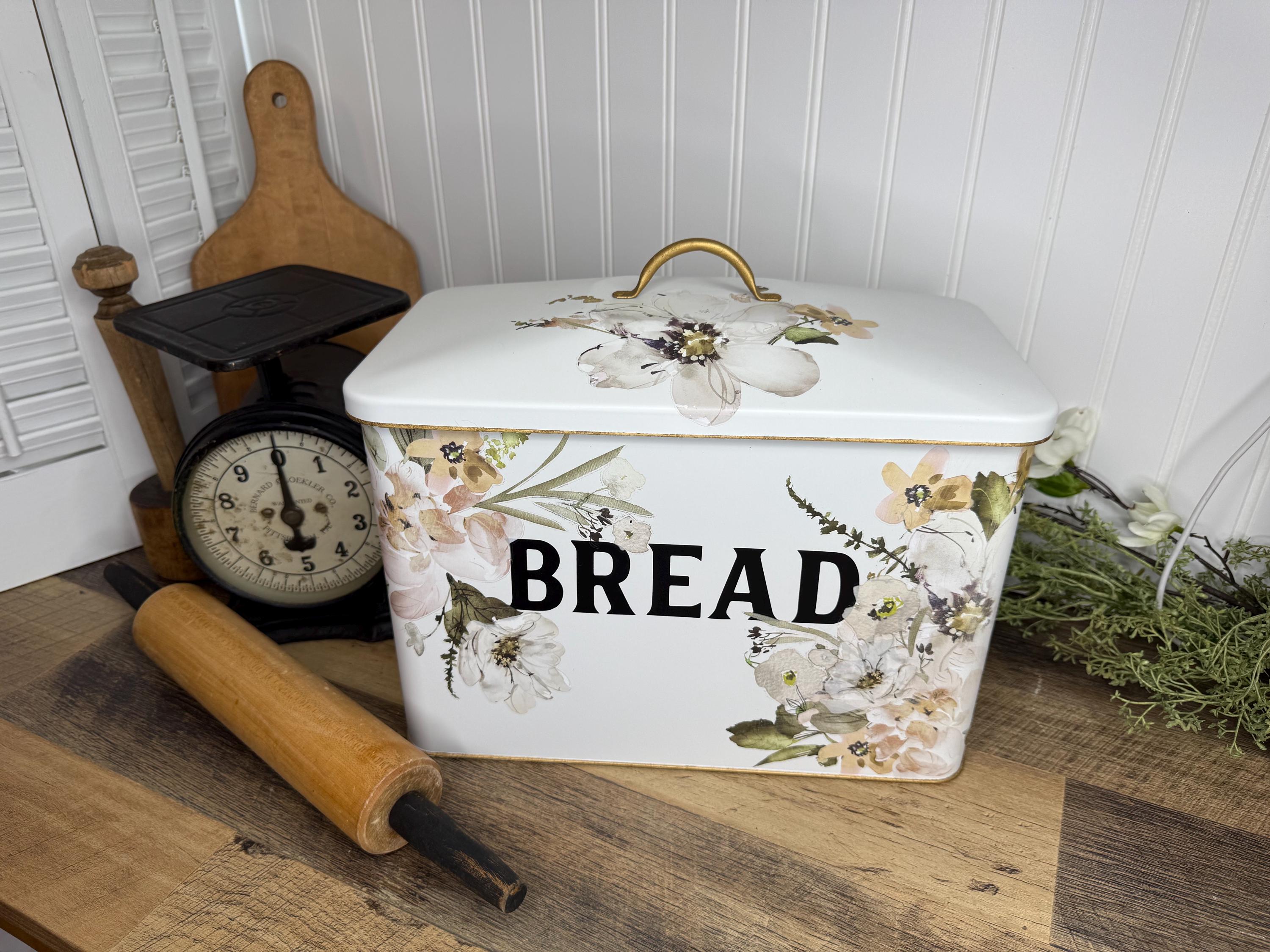 ヴィンテージメタルボックス　大きめ英字♪ブロカント　アメリカンな生活 Large Vintage Metal Box - Etsy