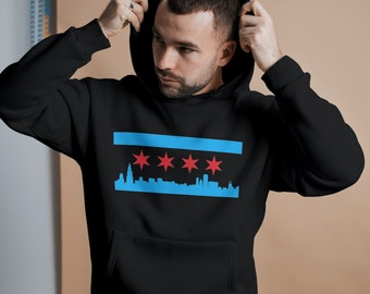 Chicago Sweater | Chicago Skyline Sweater | Chicago Illinois Pullover | Chicago Unisex Clothing | Chicago Illinois City Gift