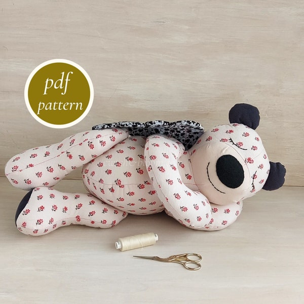 Patrón Memory Bear, patrón de costura PDF, patrón de osito de peluche, recuerdo de bebé ángel, oso ángel, oso con alas, oso conmemorativo, pérdida de bebé