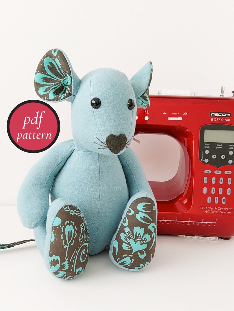 Mouse Sewing Pattern Rat Sewing Pattern Sewing Patterns Pdf Etsy UK