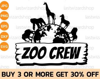 Download Zoo Birthday Svg Etsy