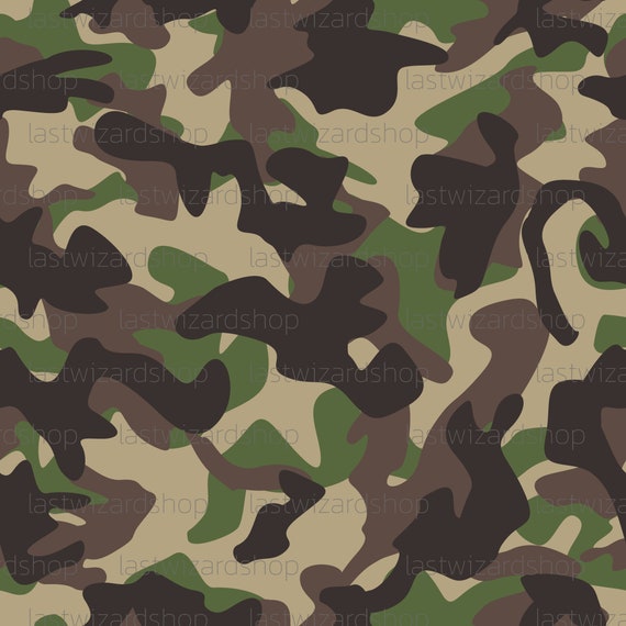 Green Camo Camouflage Seamless Pattern, Dark Military, Jungle Army, Forest  Camo, Instant Download, SVG, Dxf, Png, EPS, Designs for Cricut -  Norway