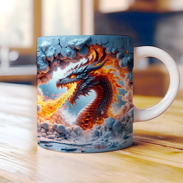 Bad Dragon Coffee Mug - Etsy