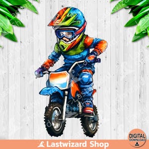 Dirt Bike Kids PNG, Dirt Bike Kid Sublimation Design, Motocross Boys Clipart, Off road PNG, Motocross Boy PNG, Motorcross Rider Png, Digital