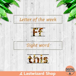Carta da semana Ff Sight Palavra este PNG, design de sublimação de texto forrado primário, clipart de professor depois da escola, PNG engraçado, download digital