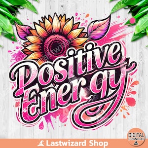 Energia positiva PNG, design de sublimação de mulher forte, clipart de amor próprio em aquarela, girassóis rosa PNG, flores silvestres PNG, download digital
