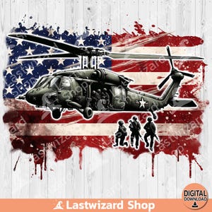 Military Helicopter America Flag PNG, US Air Forces Sublimation Design, US Black Hawk, Veteran Png,  Military, Patriot Air Force Husband