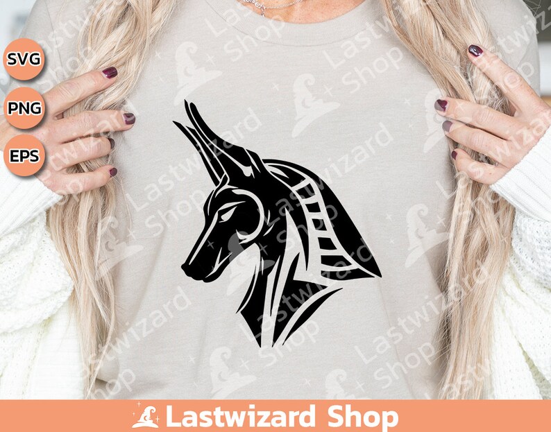 Anubis Head SVG, Egyptian God of Death PNG, Ancient Mythology Pharaoh ...