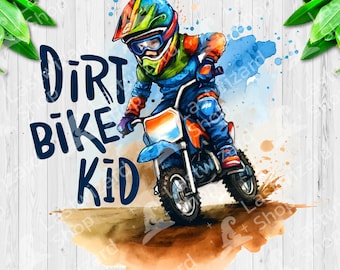 Dirt Bike Kids PNG, Dirt Bike Kid Sublimation Design, Motocross Buddy Clipart, Off road PNG, Motocross Boy PNG, Motorcross Rider Png
