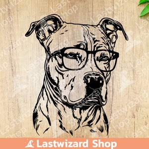American Pit Bull with glass svg, Pit Bull Mama svg, Rescue svg, Tattoo, Cricut, png sublimation, Gift for Pit Bull Mom, Pit Bull Dad