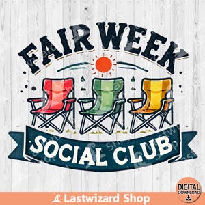 Fair Week Social Club PNG, Health Fair Sublimation Design, Watercolor Show Animal Clipart, Sheep PNG, Cow PNG, Pig Png, Digital Download