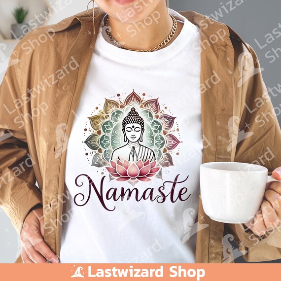 Débardeur Yoga Namaste - Motif Lotus Et Om - Spiritualité Et Méditation - Coupe Classique Légère - Pour Femmes Et Hommes - Cadeau Yogi