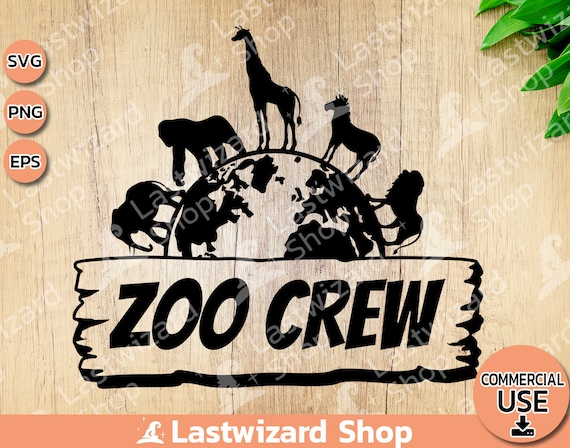 Zoo Crew SVG PNG, Safari Animal Field Trip Design, Teacher Squad Shirt Sublimation, Jungle Animal School Trip Digital Download Art