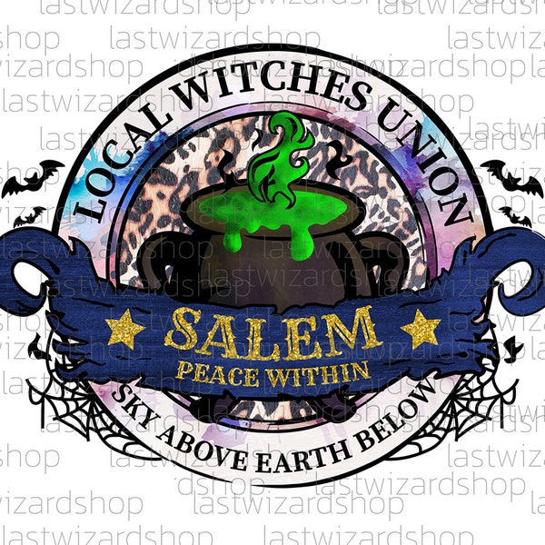 Salem Witch Company Png, Witches Broom Png, Witch Brew Png, Spooky Png, Halloween Sublimation Design, Tumbler Graphic, Gift for Halloween