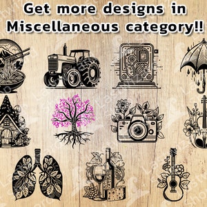Guitarra acústica floral SVG, descarga digital PNG de música bohemia, diseño de sublimación de instrumentos botánicos, archivo de corte de camiseta de músico country imagen 4