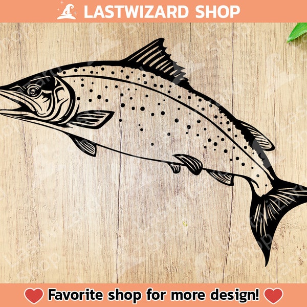 Salmon Svg, Fishing Svg, Dad Svg, Fish Svg, Fisherman Svg, Bass Fishing, Lake Life Svg, Nature Svg, Father Svg, Hunting Svg, Cricut, Png Dxf