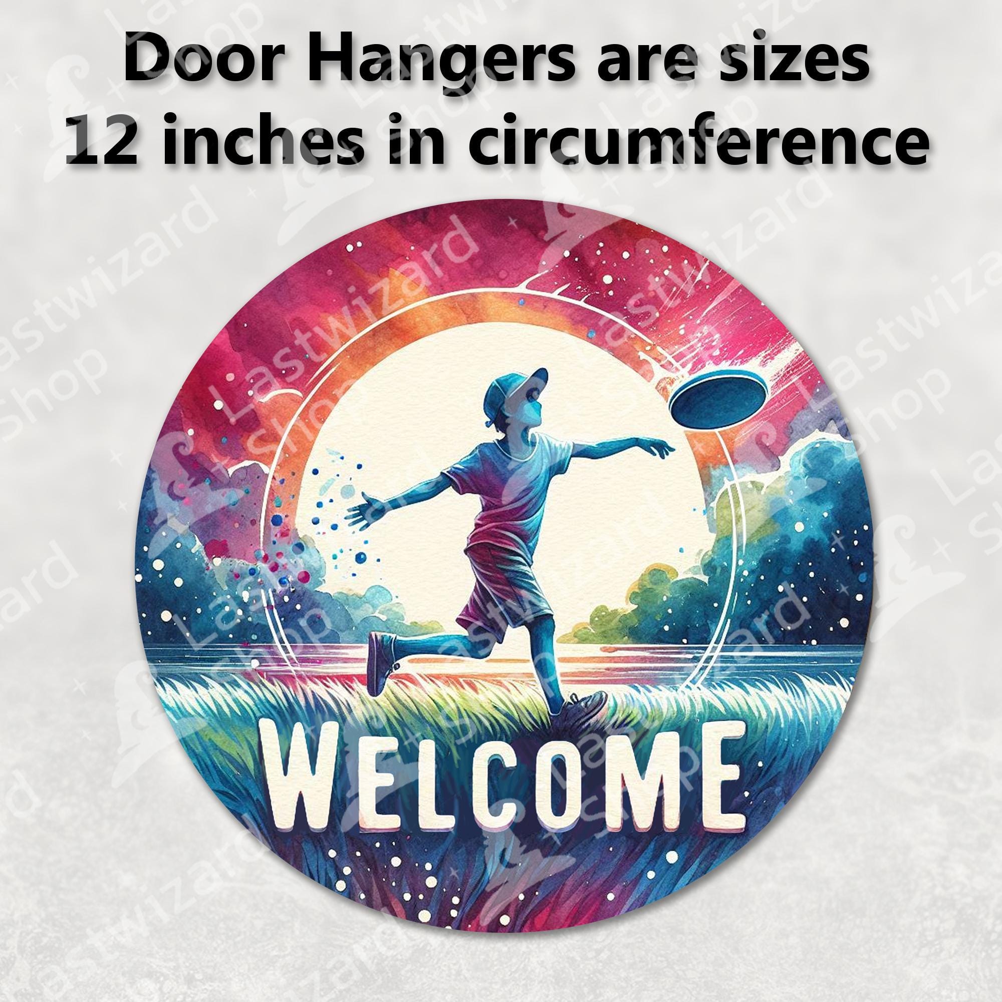 Welcome Disc Sticker Retro Disc Golf Welcome Sign PNG: 12