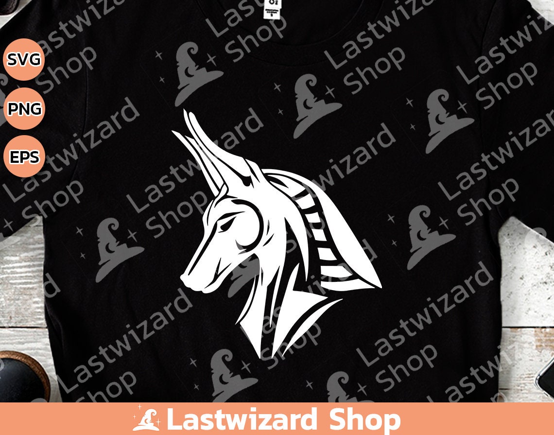 Anubis Head SVG, Egyptian God of Death PNG, Ancient Mythology Pharaoh ...