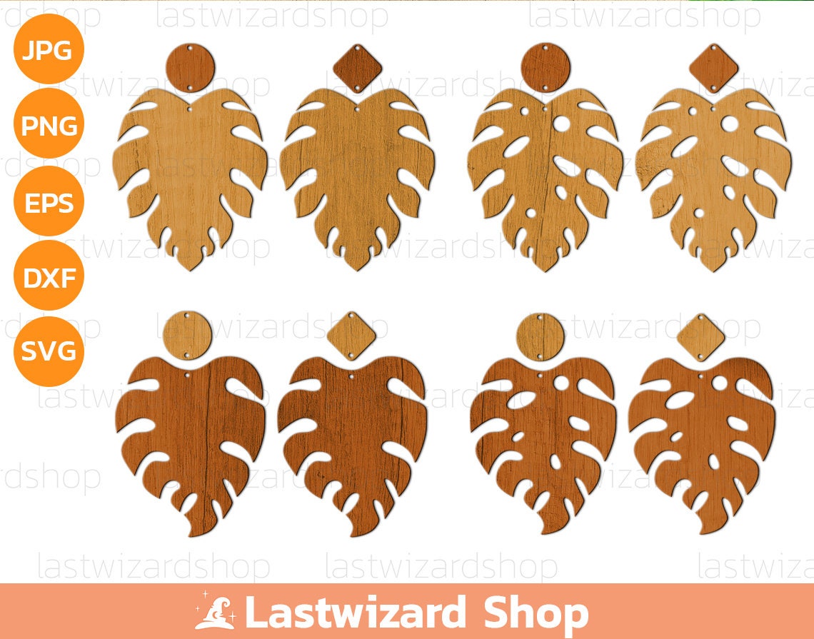 Leaf Leaves Earring Template by LanaLang121 on DeviantArt
