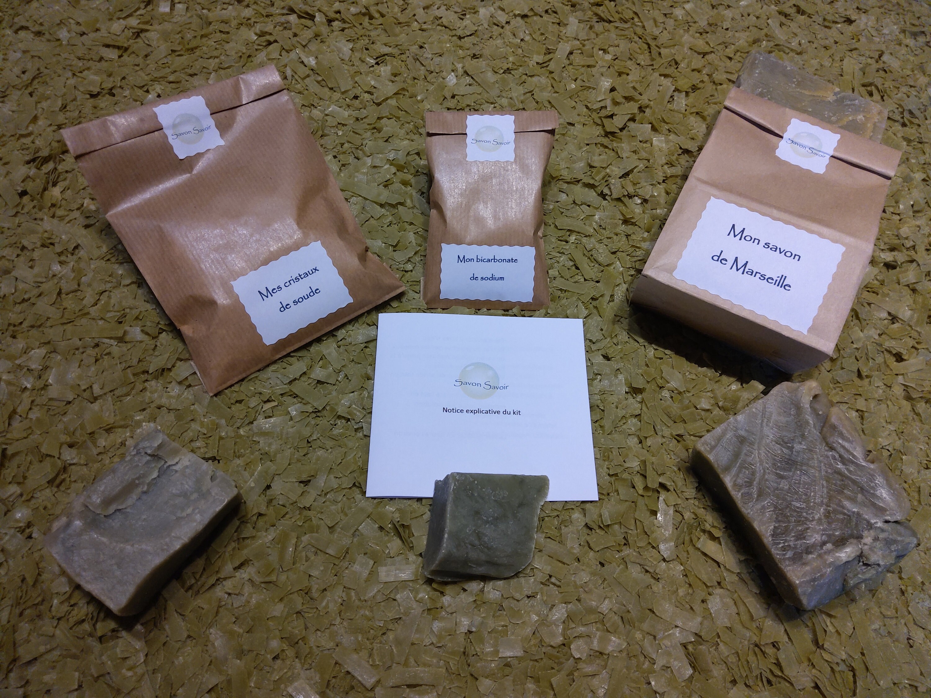 Kit Lessive Écologique à Faire Soi-Même Base de Copeaux Savon Marseille Idée Cadeau Tendance Françai