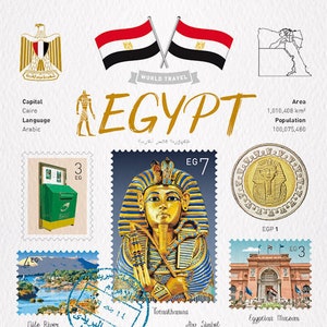 Carte postale WT World Travel Egypt