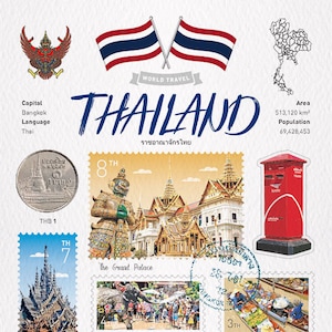 Carte postale Thaïlande WT World Travel