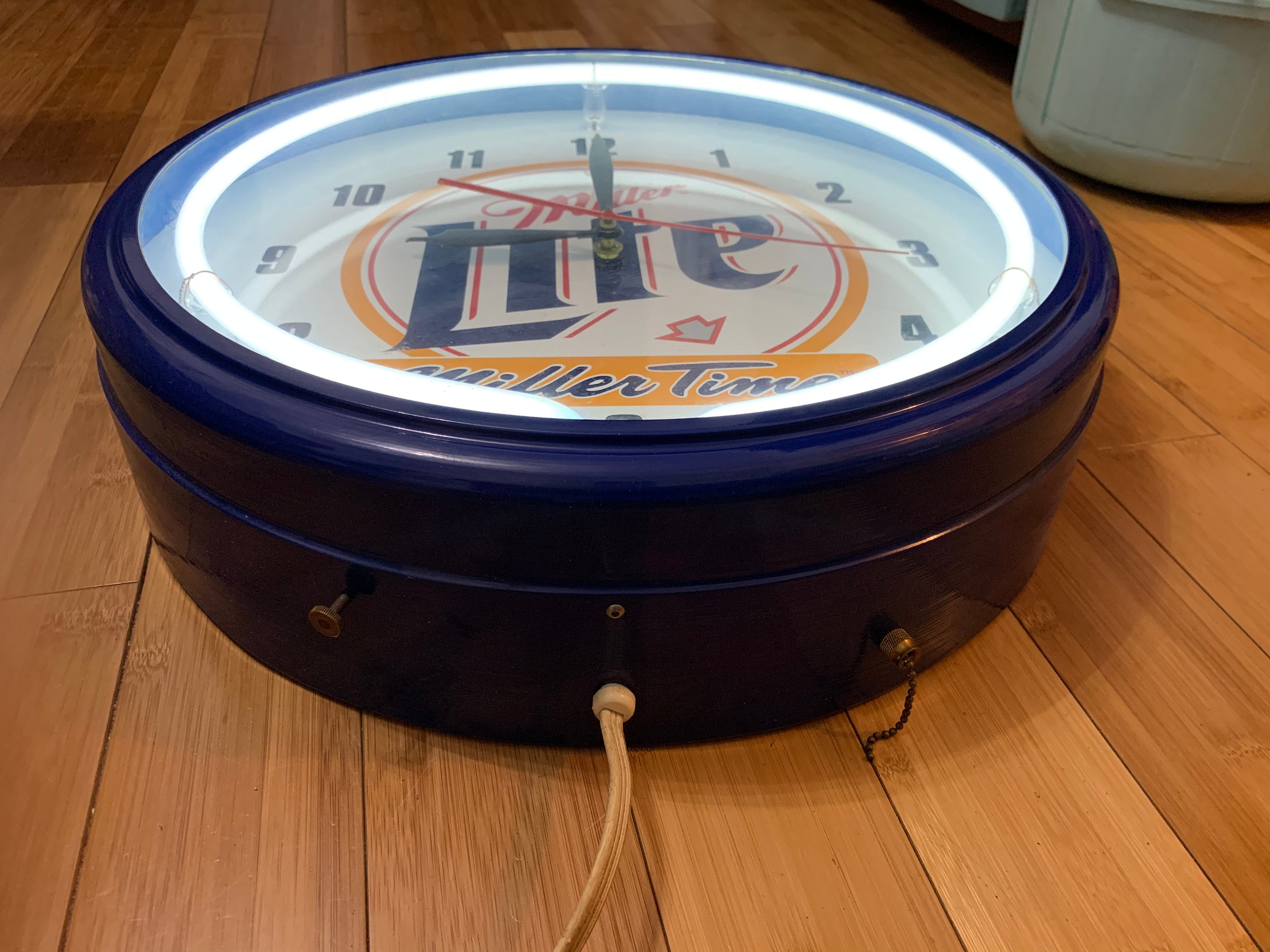 Extremely rare Miller Lite Neon Clock all original with Etsy