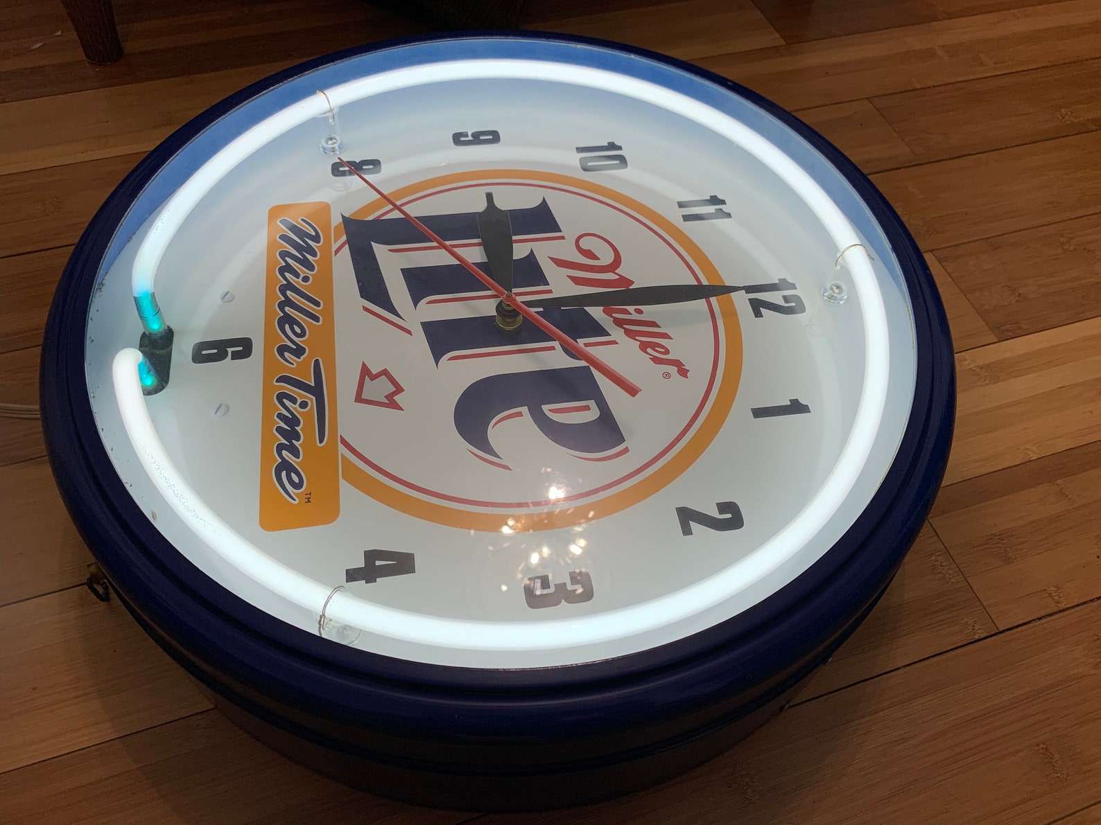 Extremely rare Miller Lite Neon Clock all original with Etsy