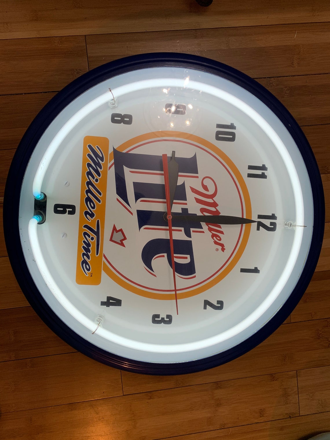 Extremely rare Miller Lite Neon Clock all original with Etsy
