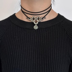 Serpent Choker Clasp, Gothic Jewelry, Snake Choker, Snake Necklace, Wiccan Jewelry, Witch Jewelry Pagan Gifts, Gift for her