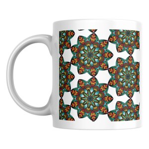 Mandala Wrap Mug Traditional Tattoo Neo Traditional Tattoo Flash Art Tattoo Flash Tattoo 11oz Mug