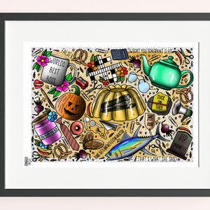 The Office US Print Traditional Tattoo Neo Traditional Tattoo Flash Art Tattoo Flash Tattoo Art Print Dwight Scrute Jim  Pam Poster