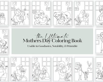 Mothers Day Coloring Book