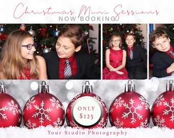 Christmas Mini Session Template