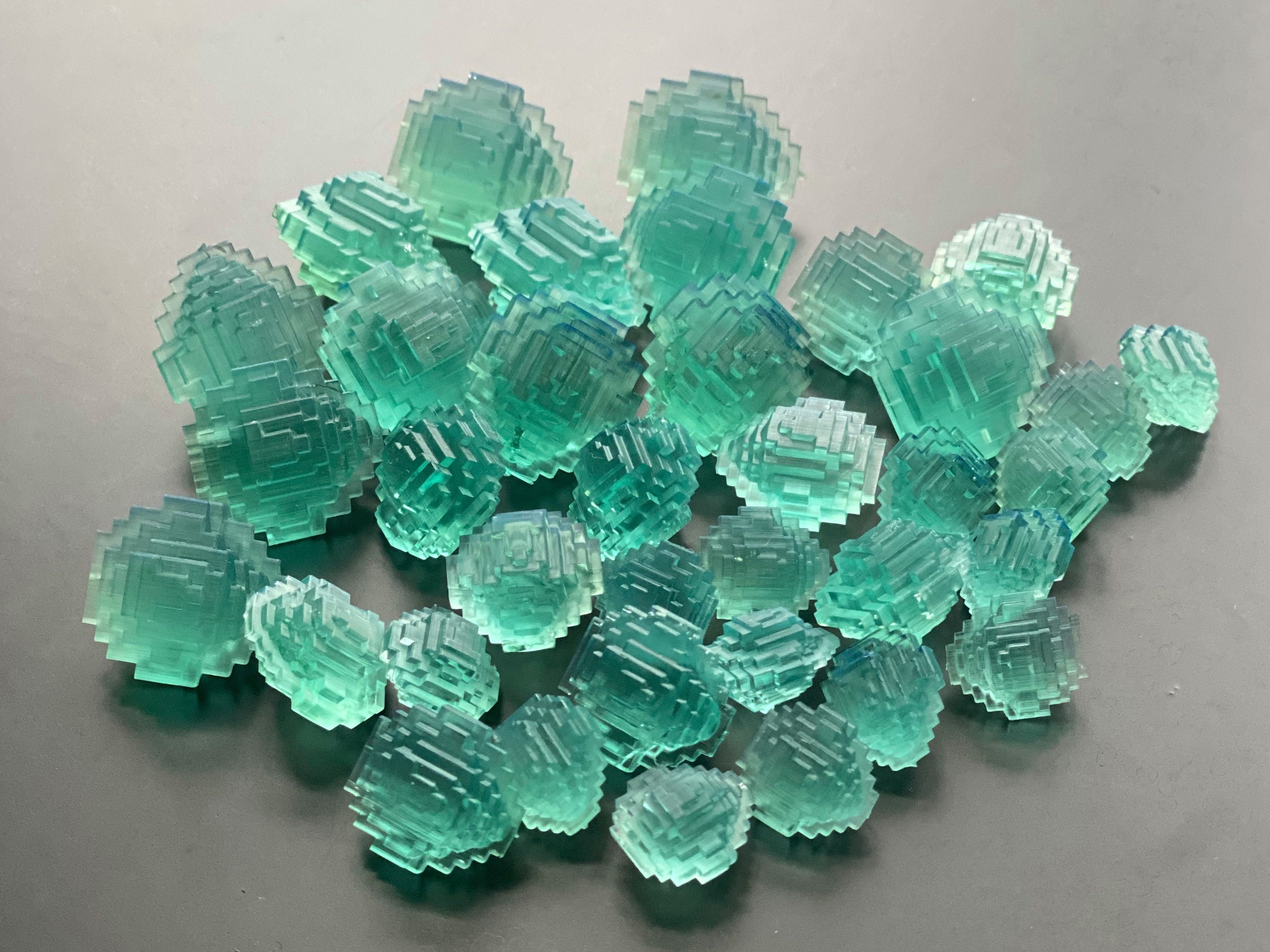 Minecraft Diamond Diamonds In 3d 3 Different Sizes Etsy Australia