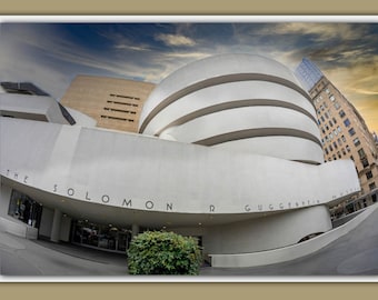 Canvas Photography of the Guggenheim Museum in New York City - Multiple Sizes