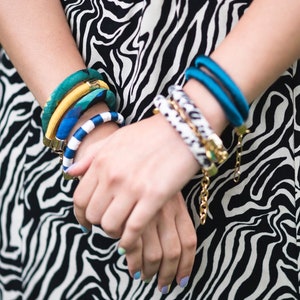 Akosua Bracelet Set , Bracelets for Women , Armband , Handmade Bracelet , Bracelet Set , İnfinity Bracelet , Bracelet Kit , Gift for Mom image 3