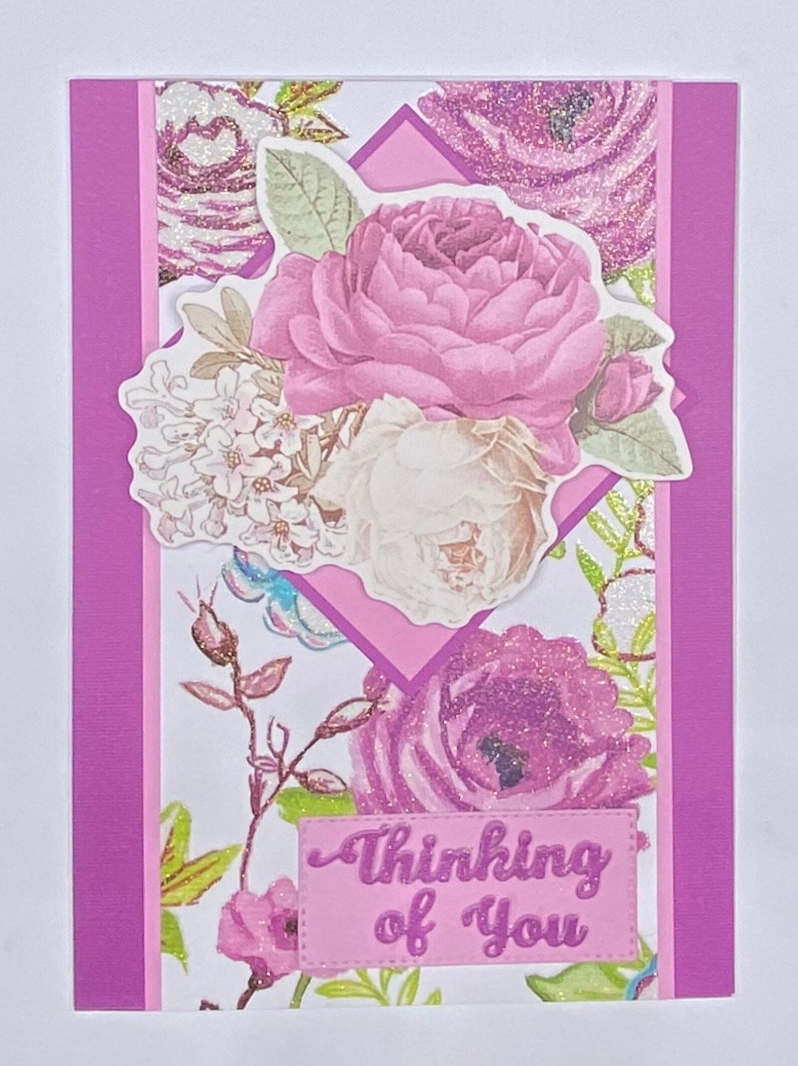 Handmade Thinking of You Greeting Card Etsy