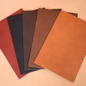 Blank leather Dosset selection brown/black/red 3.6-4.0 mm saddle leather thick leather vegetable tanned image 2