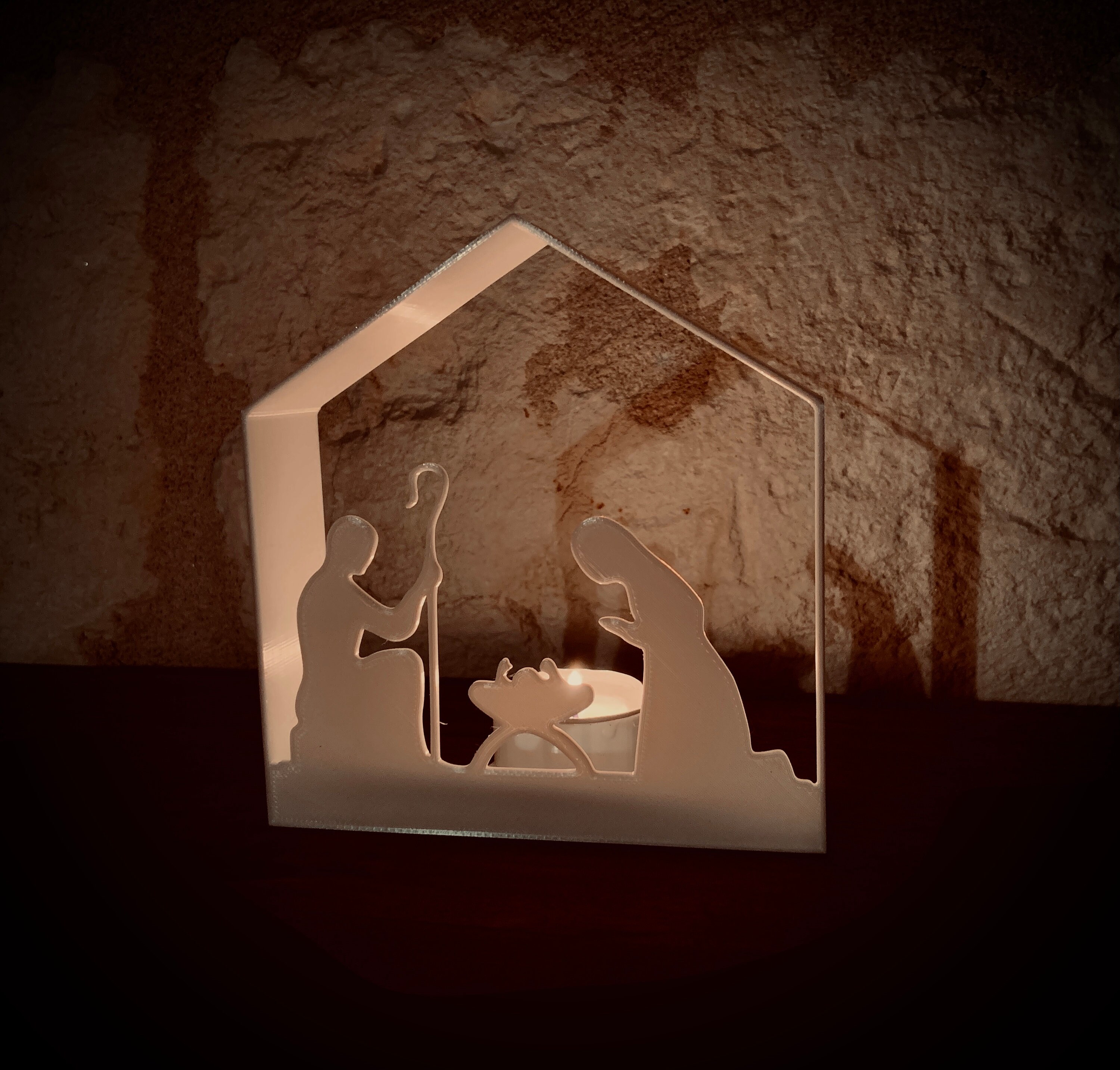 Scène Nativité Lumineuse - Crèche