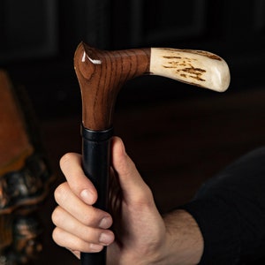 Unique Walking Stick, Derby Cane for Men, Classy Cane, Men Cool Cane, Exclusive Cane, Luxury Cane Handcrafted, Unusual Cane, 37 inch Cane