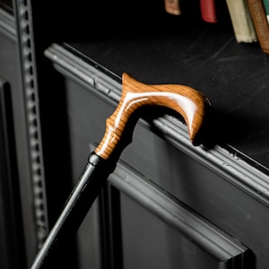 Wooden Walking Stick Saddle Cane for Men Lightweight Classic Cane Elegant Cane Derby Cane Premium Quality Cane Vintage Cane Sturdy Cane