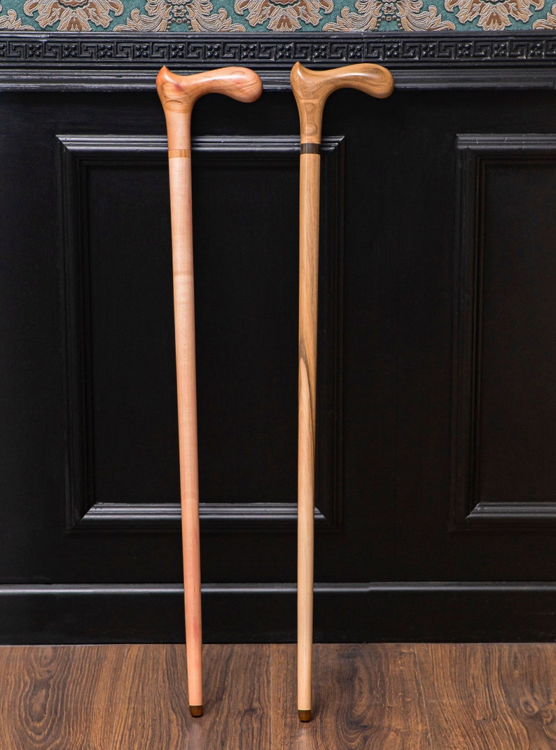 Wooden Classic Walking Cane, Simple Walking Stick, Lightweight Cane for ...
