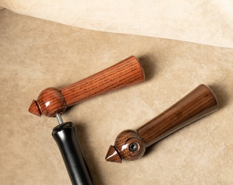 Bastón de madera ligero, bastón tallado para hombres y mujeres, bastón de apoyo resistente, bastón estilo mago, regalo para marido o padres.