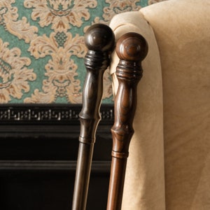 Wooden Walking Stick, Classic Style Walnut Cherry, Designer Walking Cane, Custom Size 30-41 Inch, Cane for Men & Women, Christmas Gift Idea
