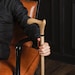 Wooden Classic Walking Cane, Simple Walking Stick, Lightweight Cane for ...
