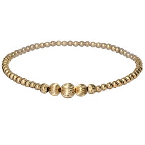 バラ・ボエムの 14K ゴールドフィルド「ビクトリア」ブレスレット