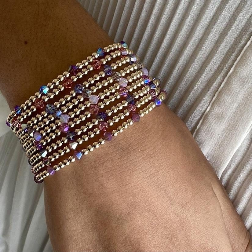 Crystal By Yard Bracelet by bara boheme